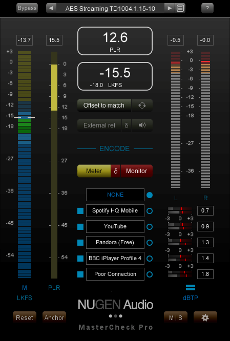 Nugen Audio mastercheck pro Nugen Audio mastercheck pro