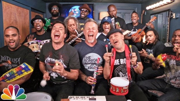 Jimmy Fallon, Metallica & The Roots — Enter Sandman